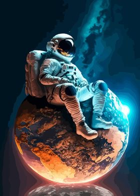 Astronaut on Earth