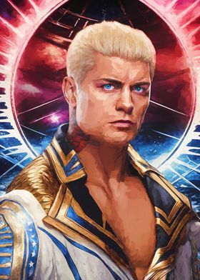 Cody Rhodes Painting