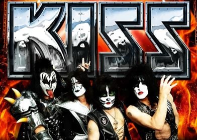 KISS Band Poster