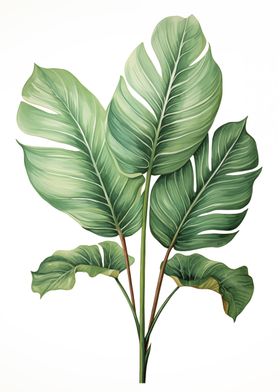 Tropical Leaf Illustration