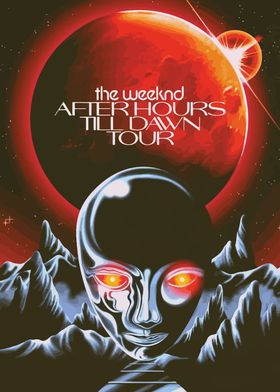 The Weeknd After Hours Tour Poster