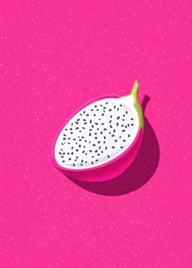 Dragon Fruit Illustration