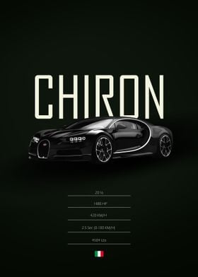 2016 Bugatti Chiron Poster