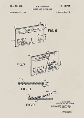 Credit Card Patent Illustration