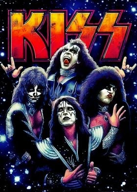 KISS Band Poster