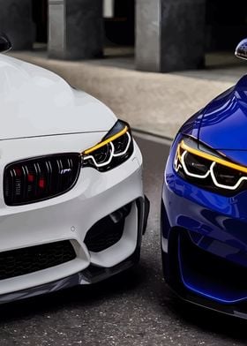 BMW M3 and M4 Front View