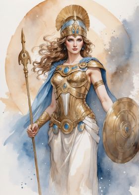 Golden Warrior Goddess