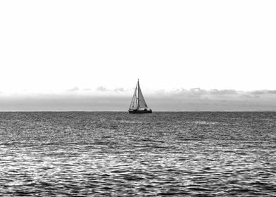 Sailboat on Calm Sea