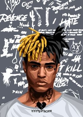 XXXTentacion Portrait