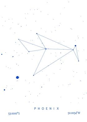 Phoenix Constellation with blue theme