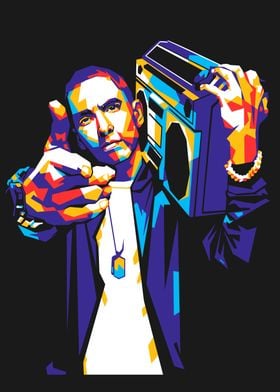 Eminem Pop Art Portrait wpap