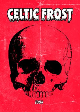 Celtic Frost Skull Poster