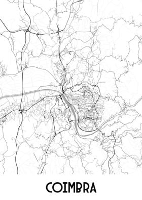 Coimbra City Map