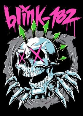 Blink 182 Skull Artwork