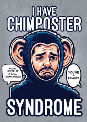 Chimposter Syndrome Funny Halloween Costume