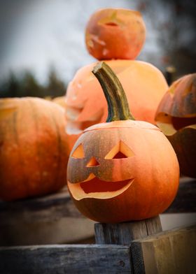 Smiling Jack-o'-Lantern