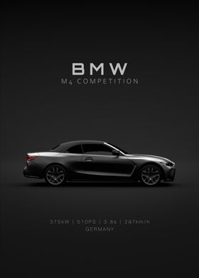 Black BMW M4 Convertible - G83 2025 - Specs