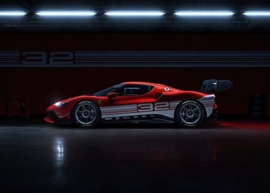 Ferrari 499P Race Car