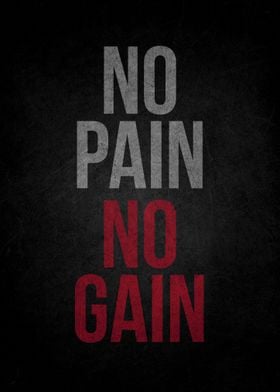 No Pain No Gain Poster