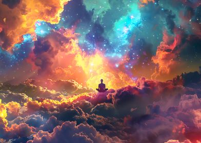 Meditation Above Clouds