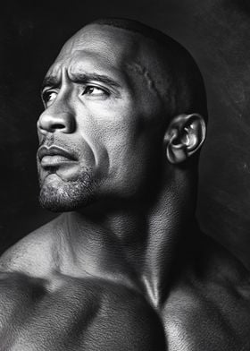 Dwayne Johnson Portrait