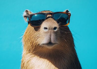 Capybara in Sunglasses