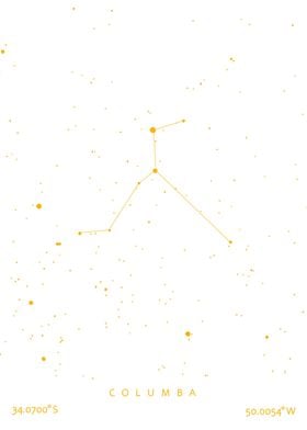 Columba Constellation golden theme