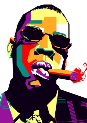 Jay-Z Pop Art Portrait