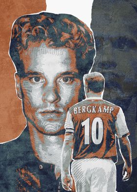 Dennis Bergkamp Football Art