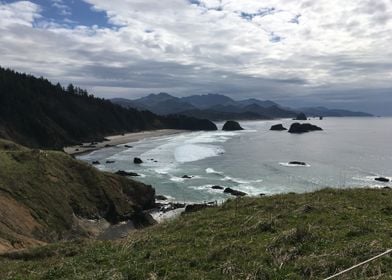 Ocean Coastline View