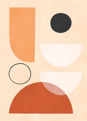 Abstract Geometric Art Print