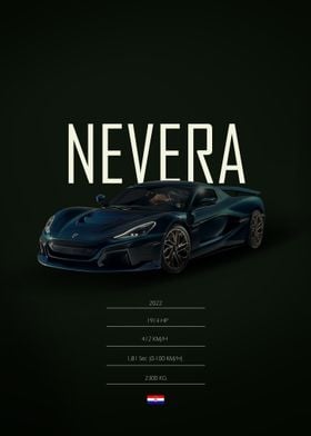 Blue 2022 Rimac Nevera