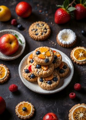 Fruit Topped Cookies