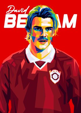 David Beckham Pop Art