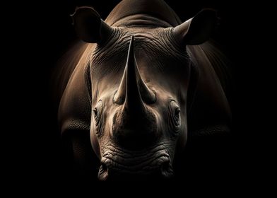 Rhino Close-Up