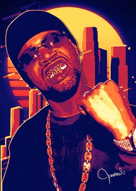 Juvenile Rapper Portrait