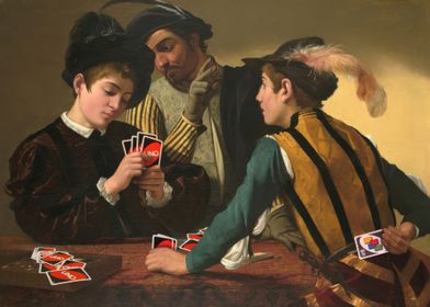 UNO Card Game in Renaissance Style