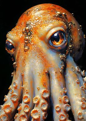 Octopus Portrait Animal