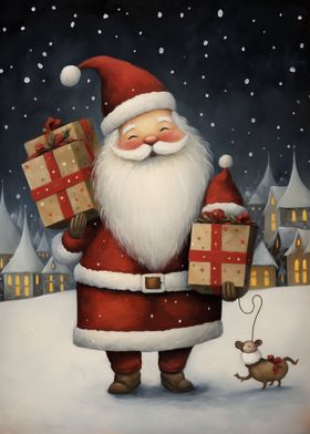 Santa Claus with Gifts