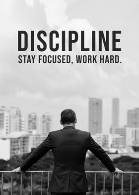 Discipline Quote Poster