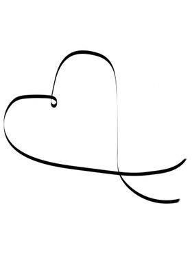 Heart Line Art