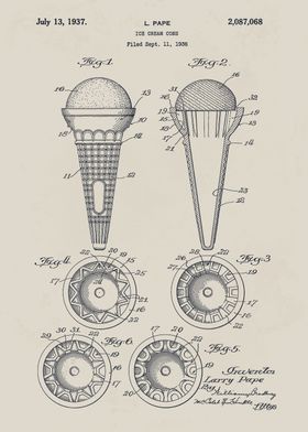 Ice Cream Cone Patent