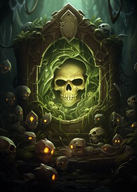 Skull Shrine in Jungle