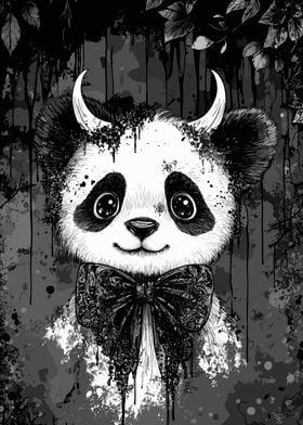 Devilish Panda - Gothic Panda