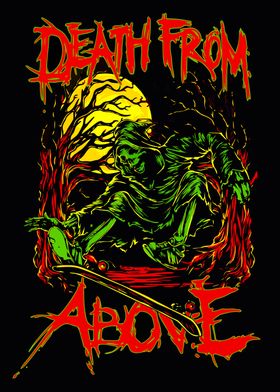 Death From Above Skateboard Design