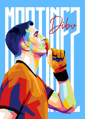 Emi Martinez Pop Art Football Player