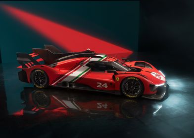 Ferrari Hypercar Race Car