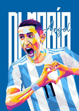 Di Maria Argentina Soccer