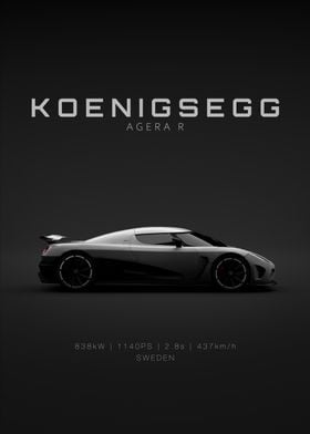 Silver Koenigsegg Agera R 2013 - Specs