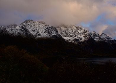 Snowy Mountain Range